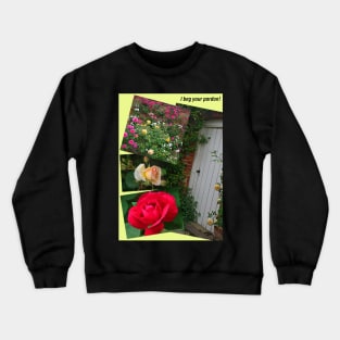 Rose Garden Collage Crewneck Sweatshirt